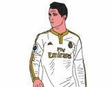 Desenho Cristiano Ronaldo pintado por santosfc