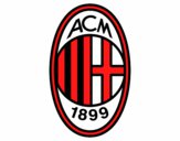 Desenho Emblema do AC Milan pintado por santosfc