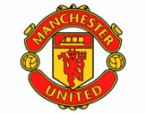 Desenho Emblema do Manchester United pintado por santosfc