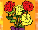 Desenho Ramo de rosas pintado por ale3170