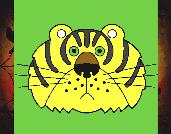 Desenho Tigre III pintado por marcus2015