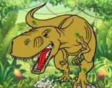 Desenho Tiranossaurus Rex aborrecido pintado por lubiel