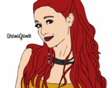 Desenho Ariana Grande com coleira pintado por paivatati