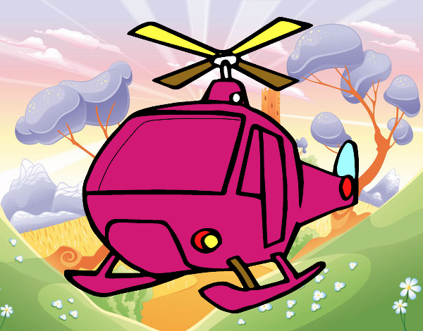 Um Helicoptero