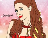Desenho Ariana Grande com coleira pintado por MelDeAbelh