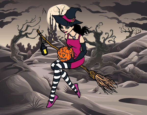 Bruxa do Halloween
