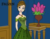 Desenho Frozen Princesa Anna pintado por Mishima