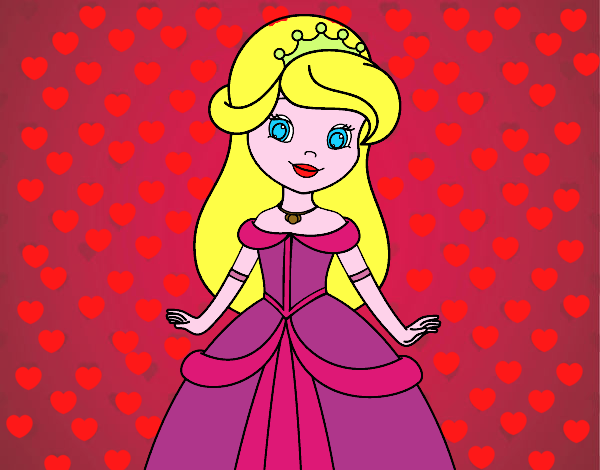 Desenho de Princesa beleza para Colorir - Colorir.com