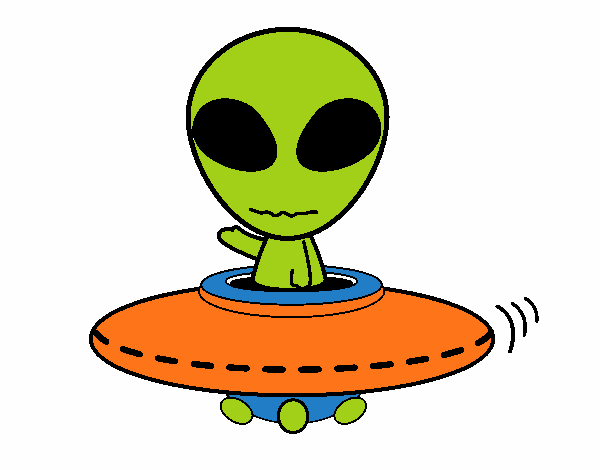 Desenho de Alienígena pintado e colorido por Usuário não registrado o dia  25 de Agosto do 2021