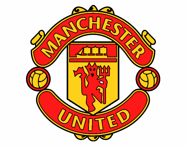Desenho Emblema do Manchester United pintado por gongas34