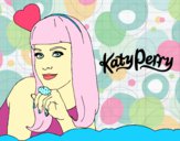 Desenho Katy Perry pintado por silmedeiro