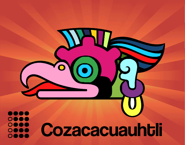 Os dias astecas: abutre Cozcaquauhtli