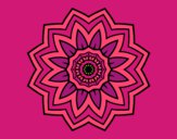 Desenho Mandala flores de girassol pintado por loheth