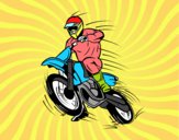 Desenho Motocross pintado por ruansinho