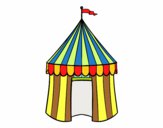 Desenho Tenda de circo pintado por Nati2606