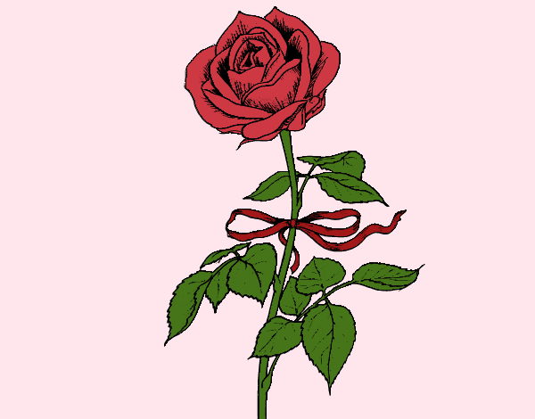 Desenho Uma rosa pintado por Utau