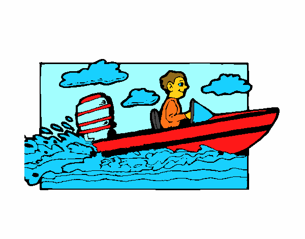 Desenho Aquáticos barco pintado por vitorcely
