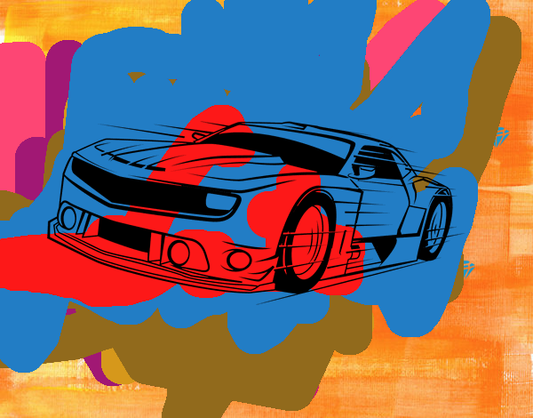 Desenho Carro desportivo veloz pintado por NETO12
