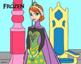 Desenho Frozen Rainha Elsa pintado por Carolina11