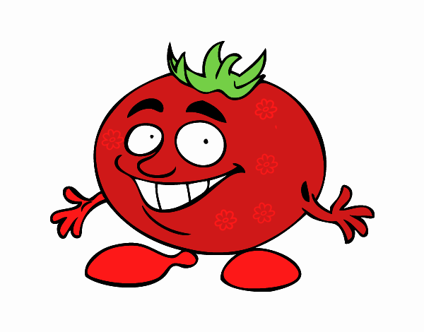 Desenho Senhor tomate pintado por aline12