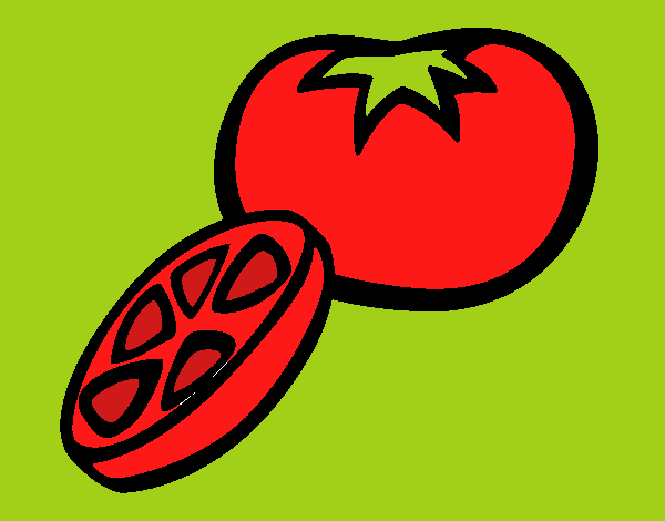 Desenho Tomate pintado por mariafaro
