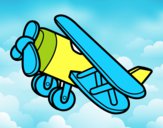 Desenho Avião acrobático pintado por vitorcely