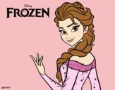 Desenho Elsa de Frozen pintado por JOJEJO