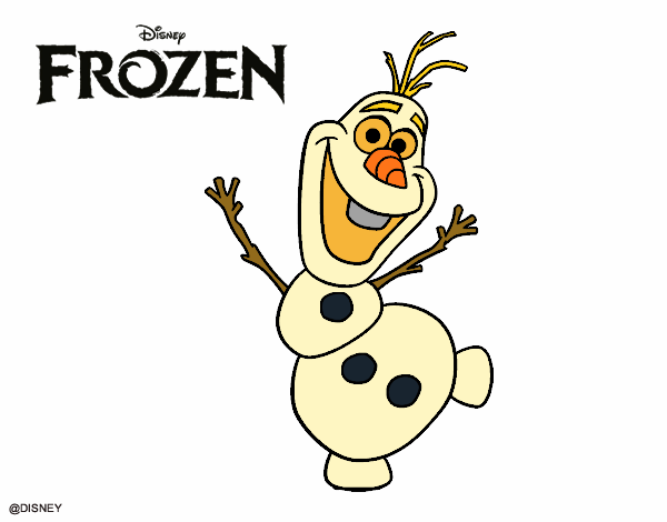 Frozen Olaf a dançar