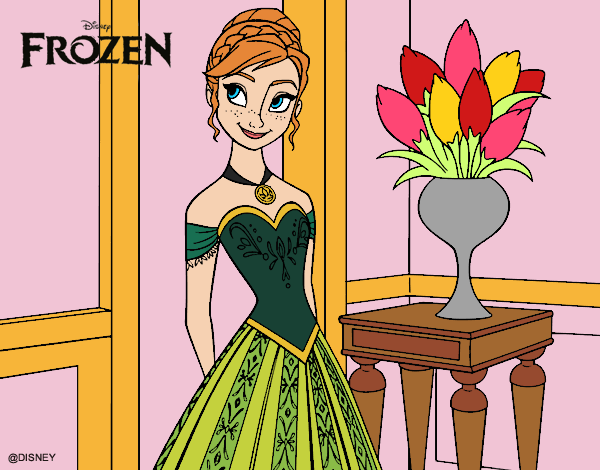 Desenho Frozen Princesa Anna pintado por BetaMarcus