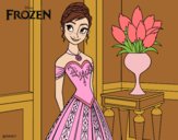 Desenho Frozen Princesa Anna pintado por JOJEJO