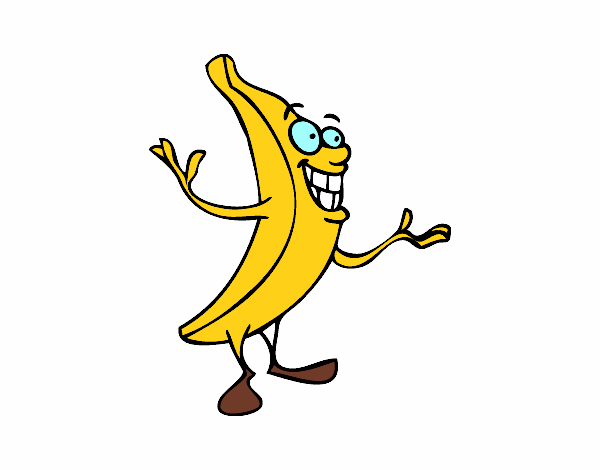 Desenho Senhor banana pintado por lelelti