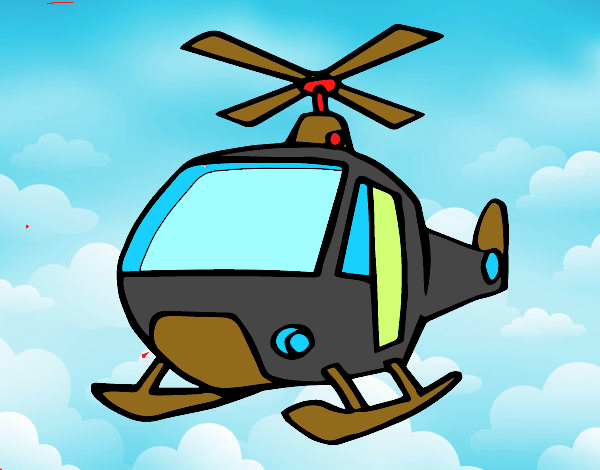 Desenho Um Helicoptero pintado por JOJEJO
