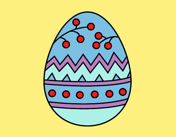 Desenho Um ovo de páscoa pintado por BetaMarcus
