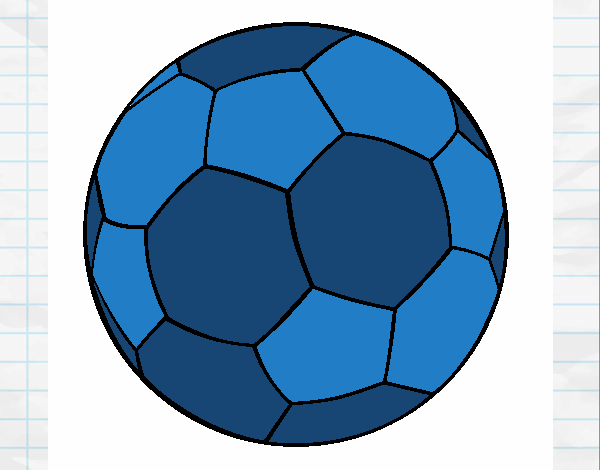 Desenho Bola de futebol II pintado por dinho