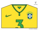 Desenho Camisa da copa do mundo de futebol 2014 do Brasil pintado por dinho