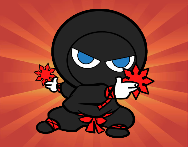 Desenho de Menino ninja para Colorir - Colorir.com