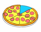 Desenho Pizza de pepperoni pintado por elvis7