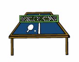 Desenho Tênis de mesa pintado por dinho