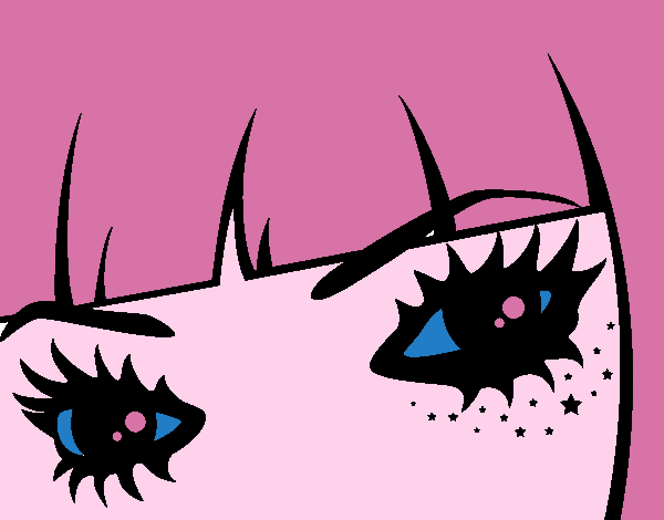 Desenho Emo olhos pintado por nicholas14