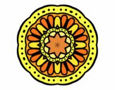 Desenho Mandala mosaico pintado por SaraSilva