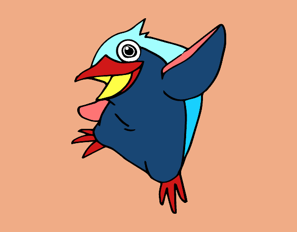 Desenho Pinguim-azul pintado por fiuri1000