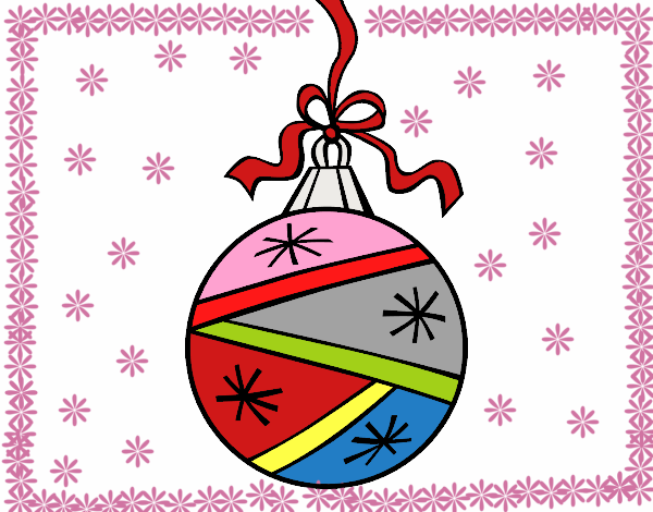 Desenho  Uma bola de Natal pintado por gabyy