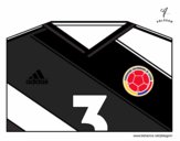 Desenho Camisa da copa do mundo de futebol 2014 da Colômbia pintado por CaioHenriq
