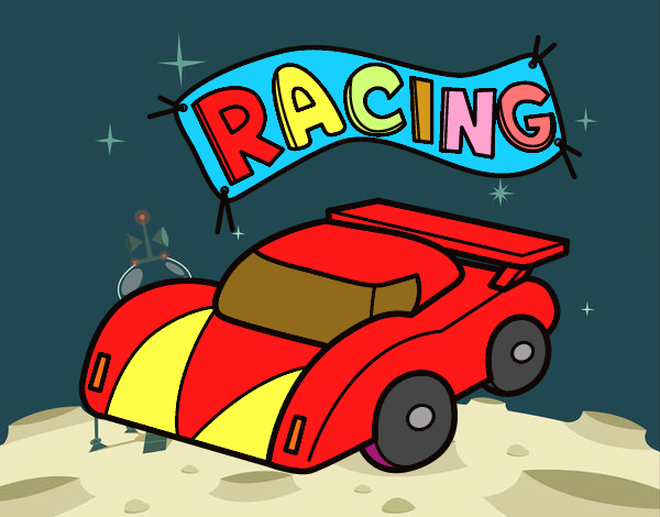 Desenho Carro de competição pintado por betinho