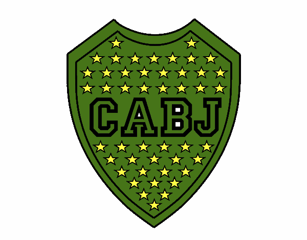 Desenho Emblema do Boca Juniors pintado por CaioHenriq
