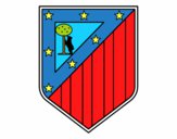 Desenho Emblema do Club Atlético de Madrid pintado por CaioHenriq