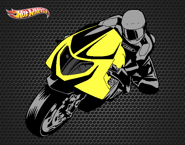 Desenho Hot Wheels Ducati 1098R pintado por betinho