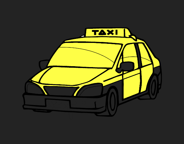 Desenho Um táxi pintado por betinho