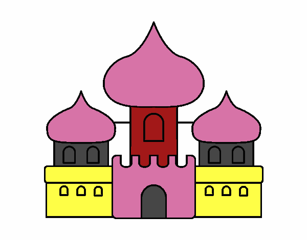 Desenho Castelo dos mouros pintado por amordo