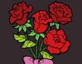 Desenho Ramo de rosas pintado por brenda5468